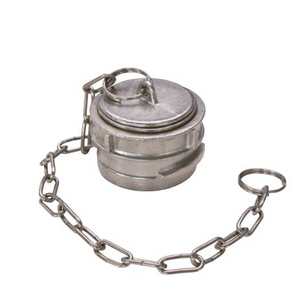 RACCORD SYMETRIQUE INOX A VERROU BOUCHON DN80 JOINT FPM CHAINETTE