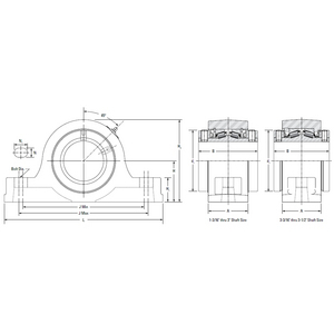 TIMKEN E-P2B-TRB-40MM LAGERHUIS