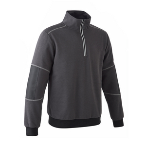 PULL WORKWEAR CHAUD HOMME GRIS ANTRACITE - T2XL