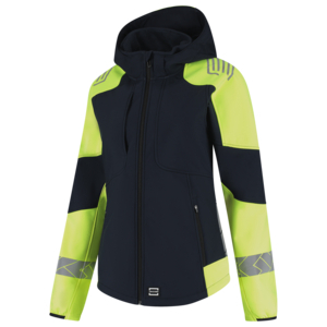 TRICORP SOFTSHELL DAMES REDEFINED REFL 406115 INK/GL MT M