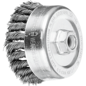 PFERD Threaded cup brush, knotted TBG 100/M14 ST 0,50