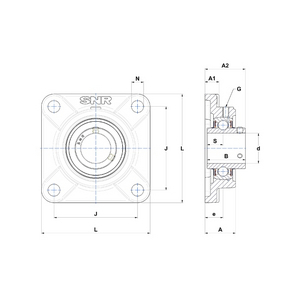SUPPORTO INOX SUCF208