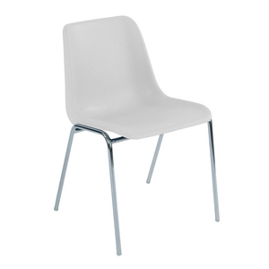 CHAISE COQUE PIETEMENT BLANC