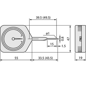 MITUTOYO VEERKRACHTMETER, PIEK HOLD 0,3N-3N 546-138