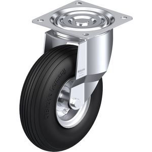 ROULETTE PIVOT. 250KG D.260MM AC BAND.PNEUM 85MM MOY ROULEAUX