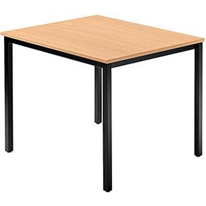 3610003520 Besprechungstisch 80x 80 Bucheschwarz