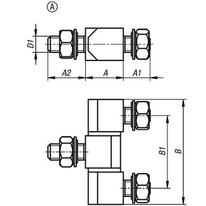 KIPP RVS SCHARNIER M8 K1142_A - K1142.10820033