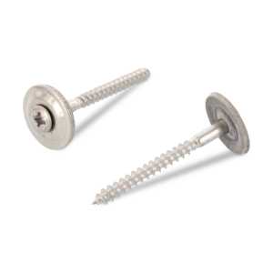 VIS DE RIVE 4,5X40 INOX A2-50 3 PCES PZ2 + EPDM 20MM