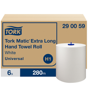 TORK HANDDOEK MATIC OP ROL 2LG H1 ADV BLAUW 290059
