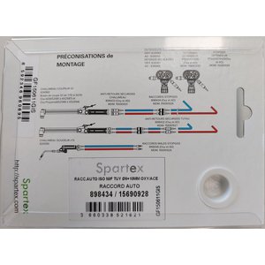 ANTI RETOUR AUTO M/F OXY/ACETY PACK DUO, RACCORD AUTO