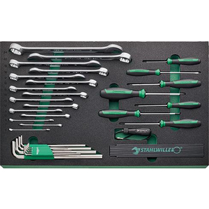 Assortment tools with tool trolley Stahlwille - ref. 98830177 - RUBIX UK