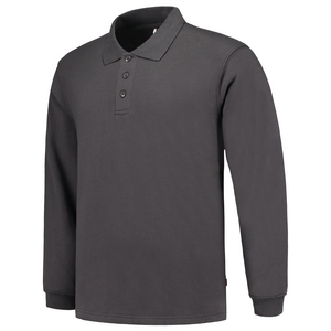 TRICORP POLOSWEATER 301004 DONKER GRIJS MT M