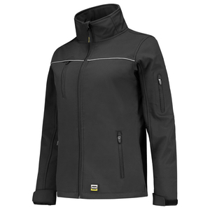 TRICORP SOFTSHELL DAMES LUXE 402009 DONKER GRIJS MT 5XL
