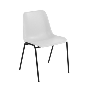 CHAISE COQUE PIETEMENT BLANC