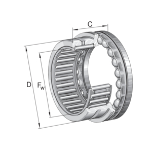 NKX 35-Z-P5 -XL (INA) Nadel-Axial-Zylinderrollenlager INA