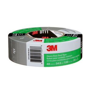 RUBAN ADHESIF TOILE 3M DT11 NOIR EP 0,28MM, 48MMX55M UC24