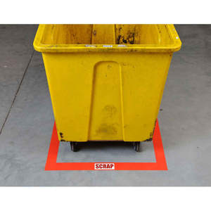 ROTOLO NASTRO PER MARCATURA DI PAVIMENTI TOUGHSTRIPE 104373 TS-101.60-514-RD-RL