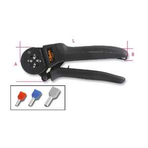 016060005-PINZA A CRICCHETTO CRIMPATURA 4 LATI 1606T