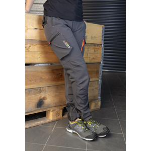 PANTALON STRETCH 4 WAY T46 GRIS NUIT FEMME