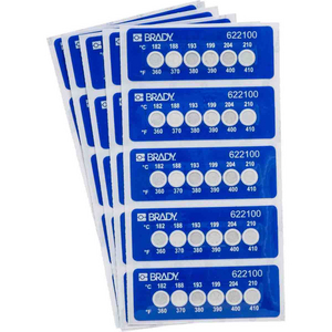 ETICHETTA INDICATRICI DI TEMPERATURA IRREVERSIBILI â 6 LIVELLI 622100 TIL-6-182C/360F