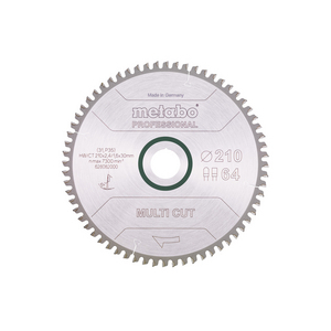 METABO CIRKELZAAGBLAD HW/CT 210X30, 64 FZ/TR 628082000