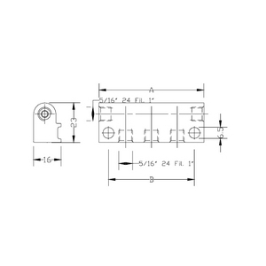 DISTRIBUTORE UNILATERALE 5/16 2+7V 01.090.0