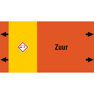 BRADY LEIDINGMERKER 165X90 ZUUR