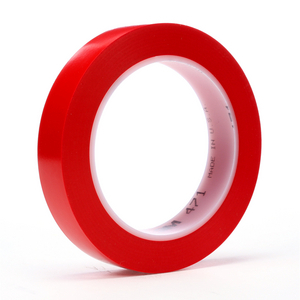 471 NASTRO ADESIVO VINILICO DI COLORE ROSSO SPESSORE 0,1M 19 X 33 7000047452