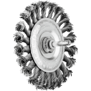 PFERD Shank mounted wheel brush, knotted RBG 10012/6 ST 0,50