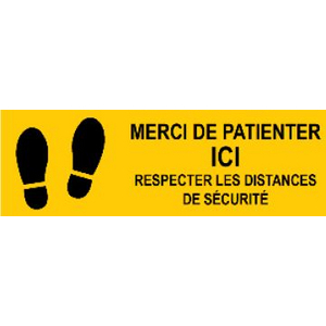 MARQUAGE AU SOL ANTIDERAPANT 450X150