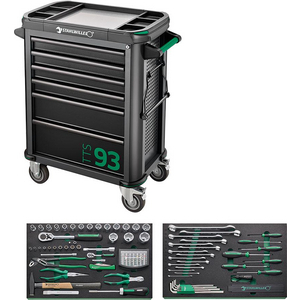 Assortment tools with tool trolley Stahlwille - ref. 98830177 - RUBIX UK