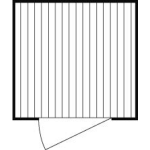 3110030650 Materialcontainer 2.00 m lackiert montiert
