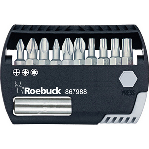 SCATOLA DI 10 INSERTI PH / PZ / TORX USO COMUNE NUMERO DI ELEMENTI 10 867988