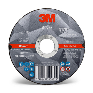 DISCHI DA TAGLIO SILVER T41 / P.N. 51787 115X1.6X22,23 MM 7100139229