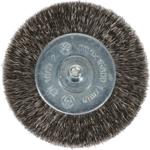 BROSSE CIRCUL./TIGE D.70MM EP.18 INOX ONDULE 0,3 MM (T=15 MM)