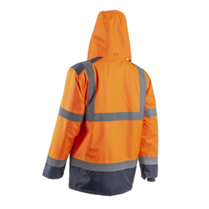 VESTE SOFTSHELL KAZAN - TAILLE S COLORIS - ORANGE HV/MARINE
