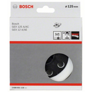 BOS-2608601118 Schleifteller weich, 125mm f. GEX 12 A, GEX
