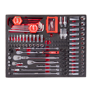 MILWAUKEE FOAM INLAY RATEL EN DOPPENSET 1/4 EN 3/8 (153DLG)