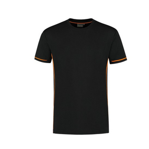 SANTINO T-SHIRT CAL ZWART/ORANJE MT 3XL