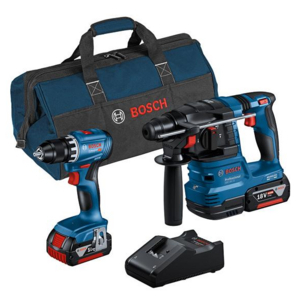 COMBO-KIT GSR 18V-45+GBH 18V-22 PERFOSDS PLUS + VISSEUSE GSR 18V