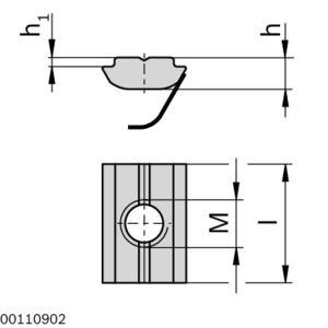 COULISSEAU OR.RES. R8N M4 UNIT