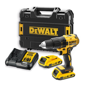 DEWALT XR SCHROEF-/BOORMACHINE 2X 2.0AH 18V DCD777D2T-QW
