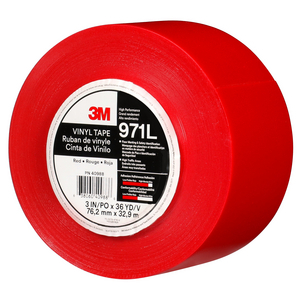 3M VLOERMARKERINGSTAPE 971L ROOD 76,2MM (RO=33M)