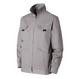 BLOUSON BVND GRIS T2 COTON/POLY