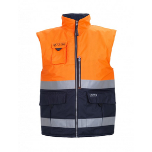 HYDROWEAR BODYWARMER MULT METZ 043446 FLUO OR/MAR MT XL