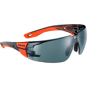 LUNETTE DE SECURITE FUMEE RUSH+ 2.0 - M/L - ROUGE