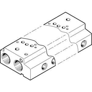 VABM-C7-12W-G18-10 Manifold strip