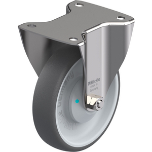 BLICKLE RVS BOKWIEL BEV.PLAAT - BX- PATH 160KD