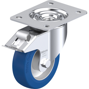 ROULETTE STOPFIX 350KG D125MM AC BAND.POLYU 40MM MOY BILLES