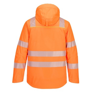 PORTWEST WINTERJACK DX461 HI-VIS ORANJE/ZWART MT 3XL